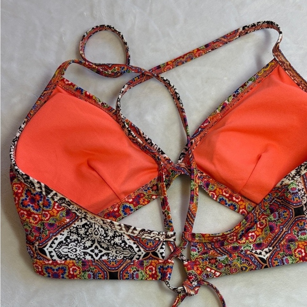 Indigo Multicolor Patterned Bikini - image 2